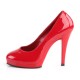 Zapatos rojos de tacón con plataforma Flair 480