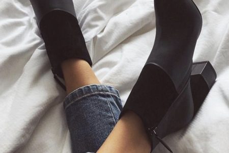 Botines de mujer con vaqueros